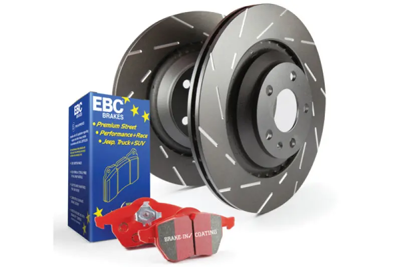 Ebc Redstuff Street & Track Brake Kit – S4 Series Pads & Usr Drilled & Slotted Rotors 1