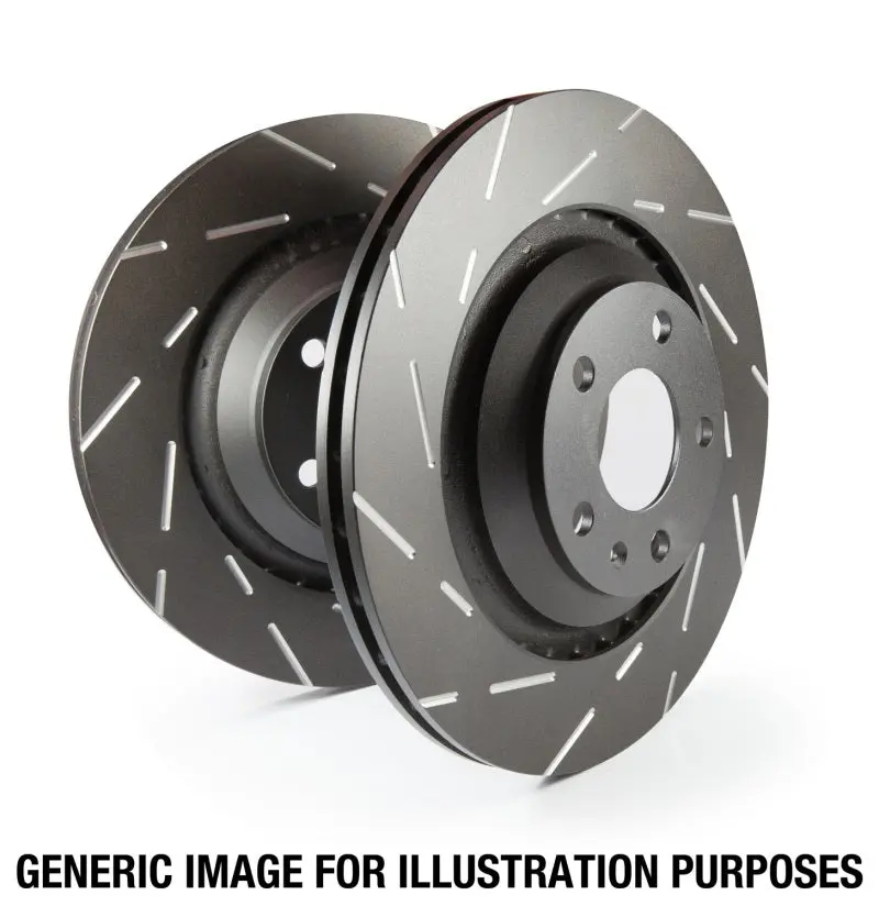 Ebc Usr Slotted Front Brake Rotors For 2012–2016 Honda Cr-V 2.4L 2Wd 1