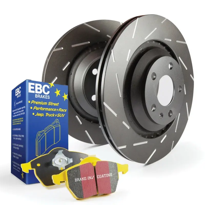 Ebc Yellowstuff High-Performance Brake Kit – S9 Series Pads & Usr Drilled & Slotted Rotors 2