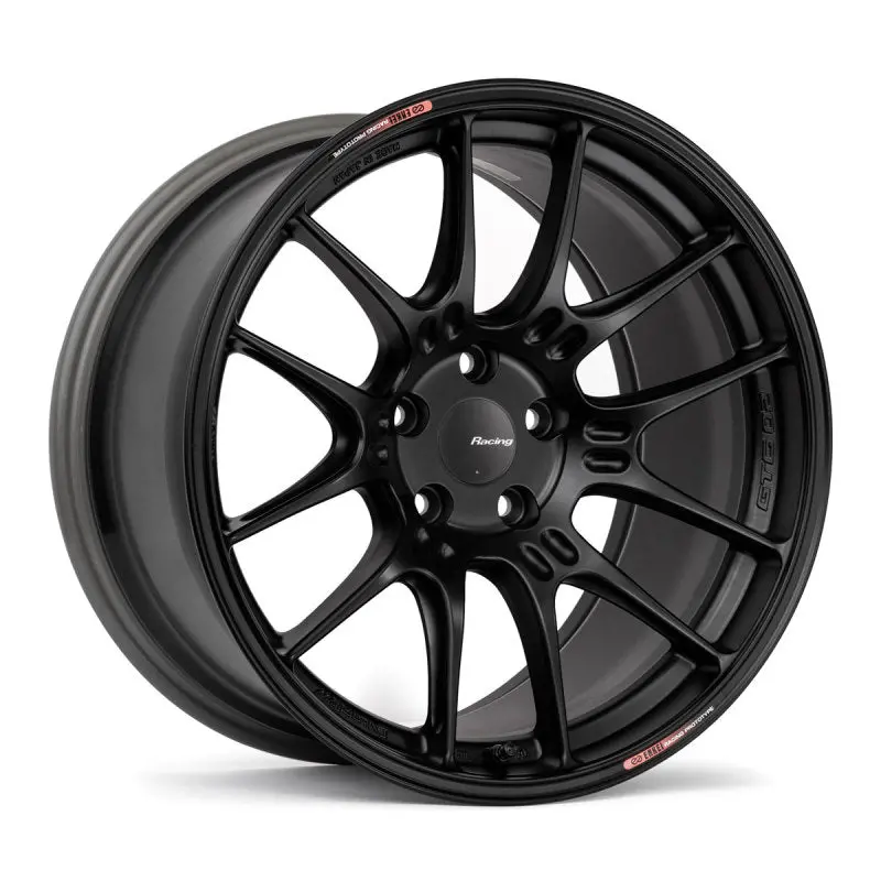 Enkei Gtc02 18X9.5 5X112 45Mm Offset 66.5Mm Bore Matte Black Wheel 1