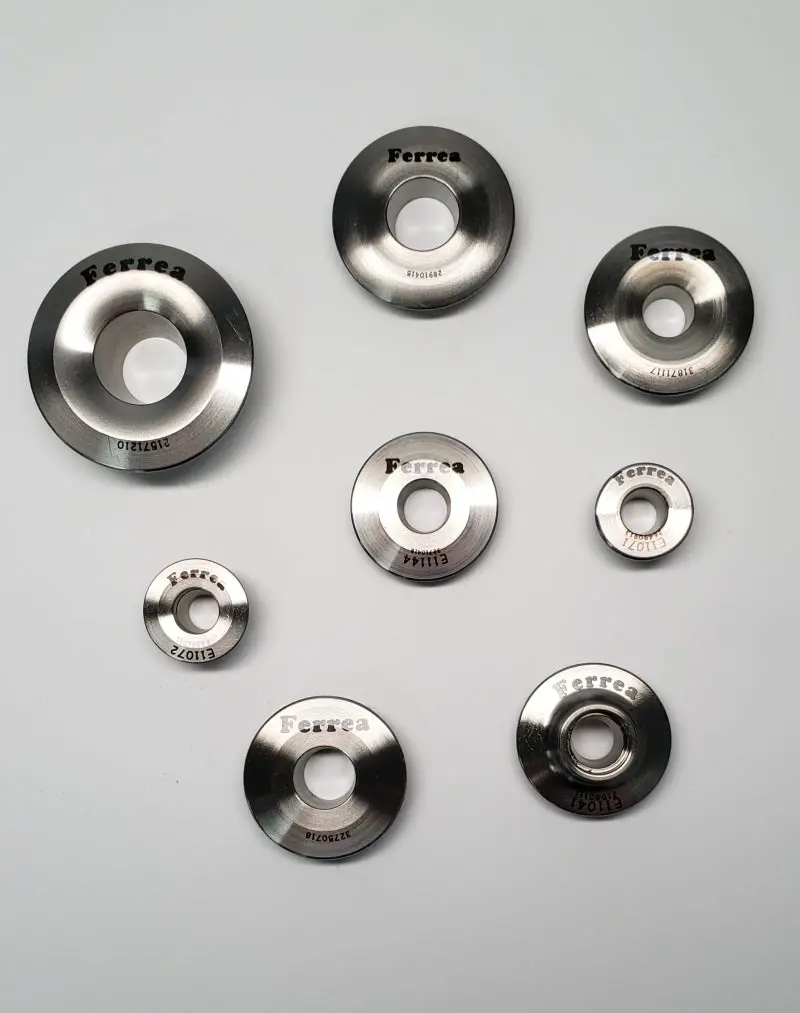 Ferrea Titanium Retainers – Double-Spring Pro Cnc Machined, 7° Valve Angle (Sold Individually) 1
