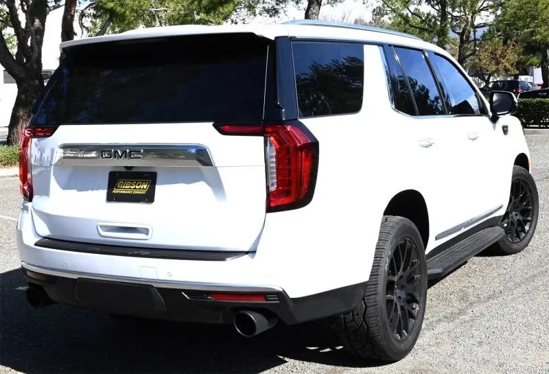 Gibson Cat-Back Dual Exhaust System For 2021–2022 Chevy Tahoe High Country 6.2L 4Wd – 2.5" T409 Stainless Steel, Black Coated 2