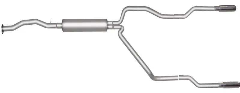 Gibson Stainless Steel Cat-Back Dual Exhaust For 1996–1997 Chevrolet C1500 (4.3L, 2.5" System) 1