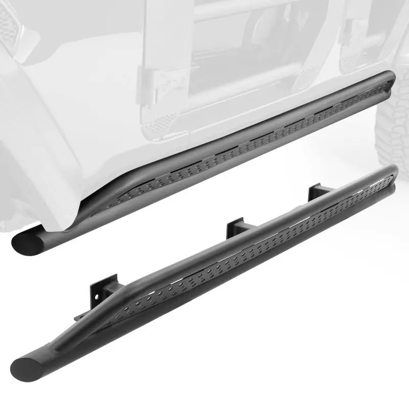 Go Rhino Xtreme Frame-Mount Rock Sliders For 2020–2024 Jeep Gladiator Jt – Textured Black (Drilling Required) 1