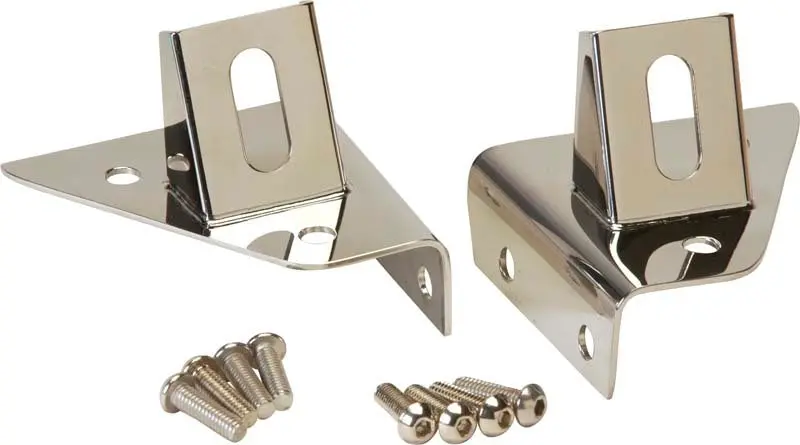 Kentrol Led Light Bar Mounting Bracket Pair – Polished Silver, Fits 1976–1995 Jeep Cj & Yj Wrangler 1