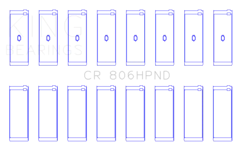 King Performance Rod Bearing Set For Chrysler 361Ci And 383Ci Big-Block Engines – 0.020In Under Size 1