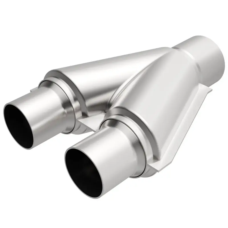 Magnaflow Smooth Transition Y-Pipe – 2.25-Inch & 2.5-Inch Inlets, 10-Inch Length, Aluminum Construction 1