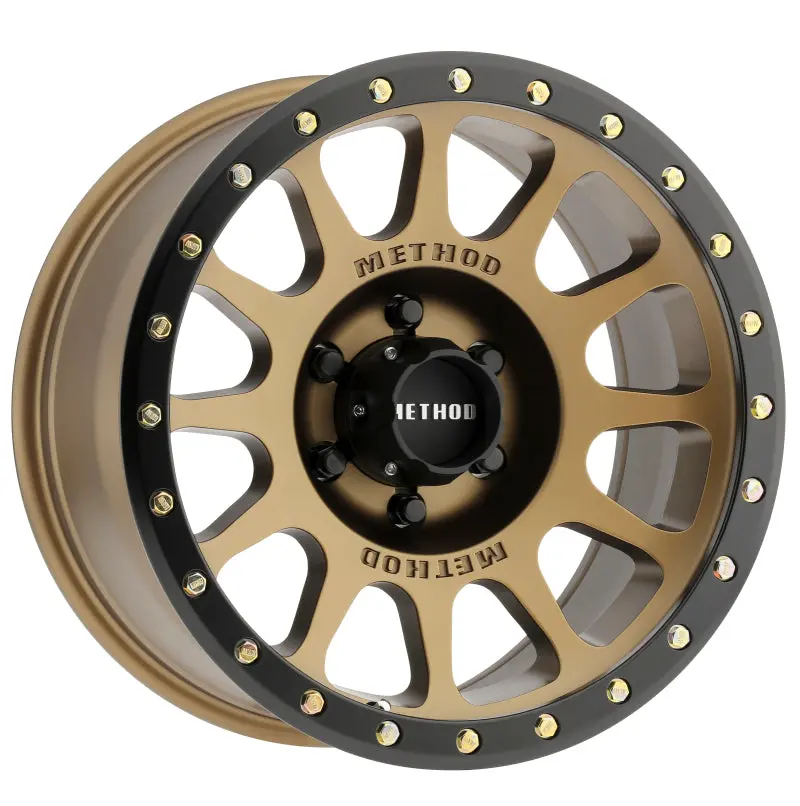 Method Mr305 Nv Bronze-And-Black Street Loc Wheel: 18X9 Inches, -12Mm Offset, 6X5.5 Bolt Pattern, 108Mm Center Bore 1
