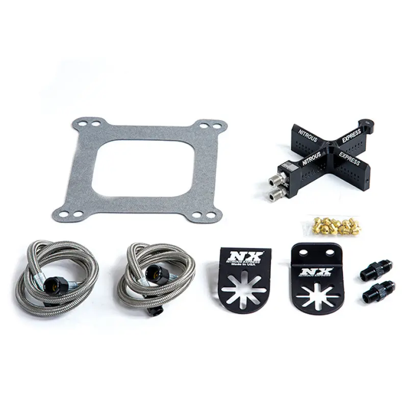 Nitrous Express Covert Crossbar Pro Power Plate – 4150 Flange, 100–500Hp Nitrous Upgrade 1