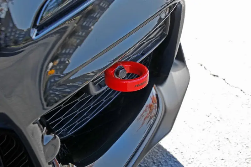 Perrin Front Tow Hook Kit For 2020 Toyota Supra – Red Finish 1