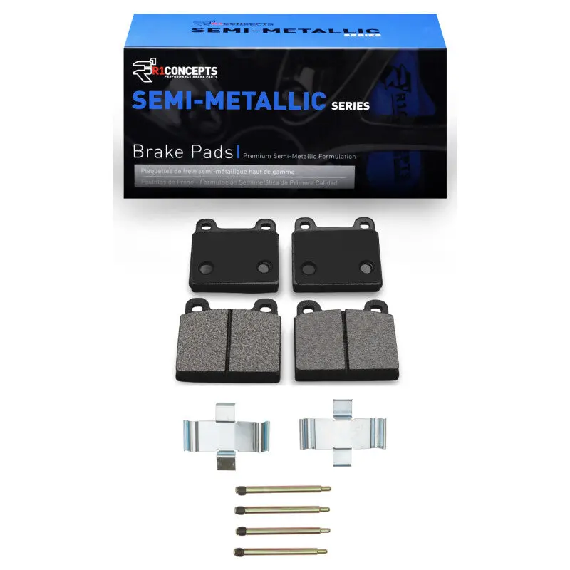 R1 Semi-Metallic Front Brake Pad & Hardware Kit For 1970–1972 Mercedes-Benz 280Sel 1