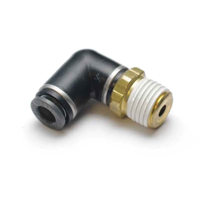 Ridetech Airline Swivel Elbow Fitting – 1/4-Inch Npt To 1/4-Inch Push-Lock Air Suspension Connection 1
