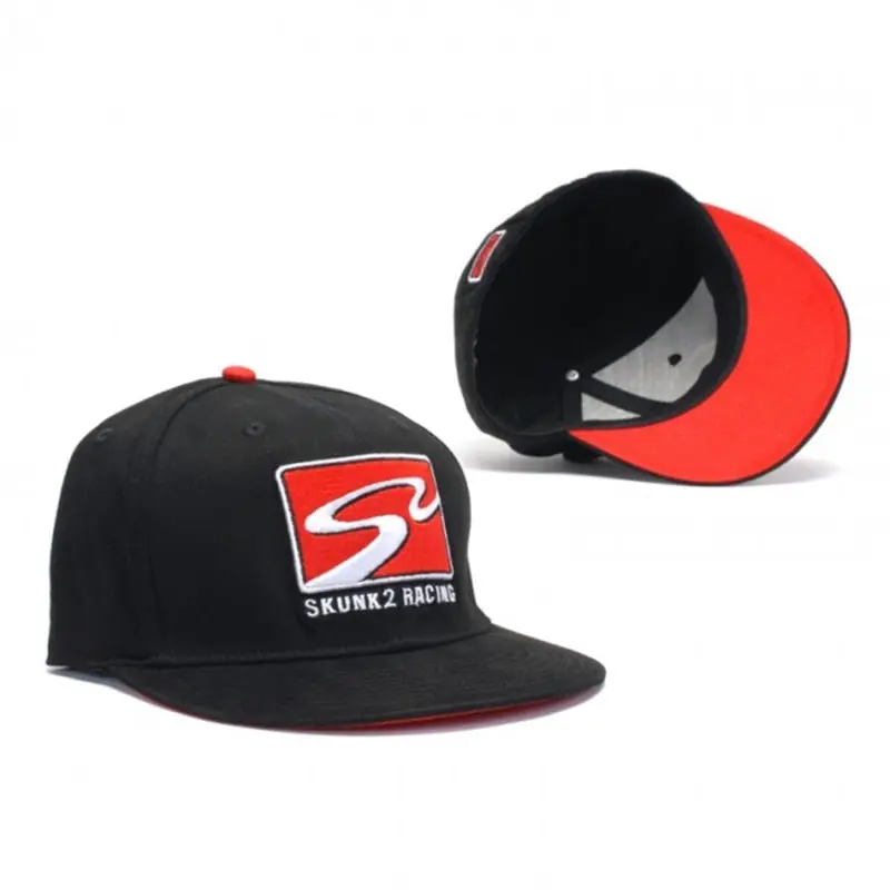 Skunk2 Racing Baseball Cap – Black, Large/X-Large With Racetrack Logo 1