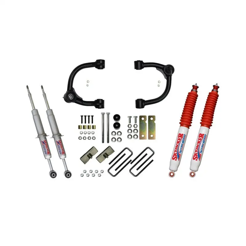 Skyjacker 3-Inch Upper Control Arm Lift Kit For 2016–2020 Toyota Tacoma With Rear Block Spacers And Nitro Shocks 1