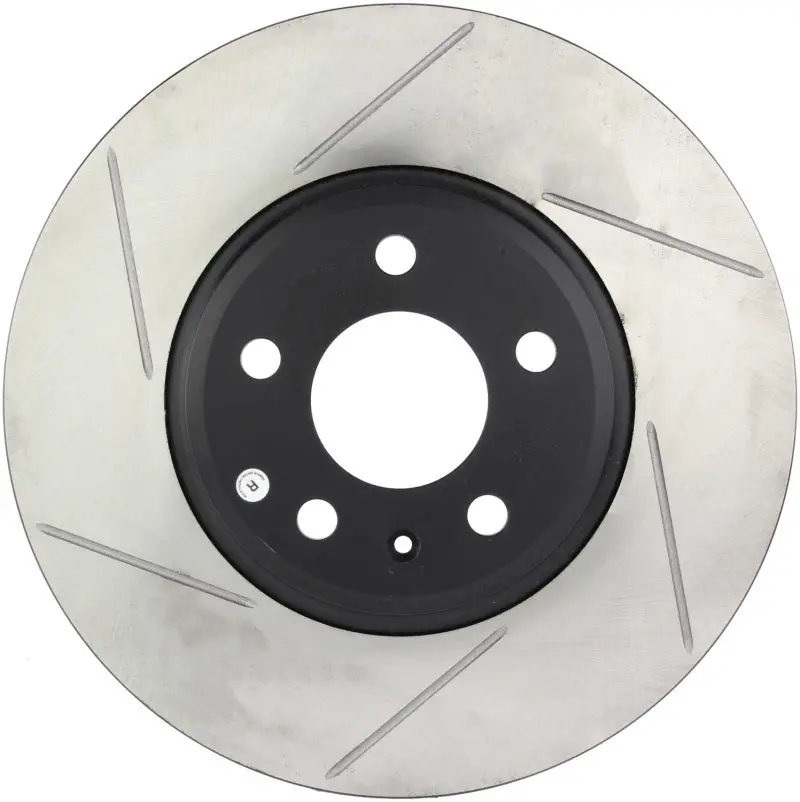 Stoptech Slotted Front Right Brake Rotor For 2009–2010 Audi A4, 2008–2010 A5, And 2010 S4 1