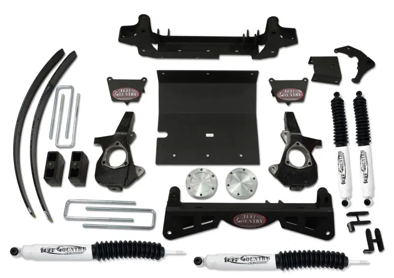 Tuff Country 4-Inch Lift Kit For 2006 Chevrolet Silverado 1500 4×4 – Includes 3-Piece Subframe Brackets, Excludes Factory Air Ride Shocks 1