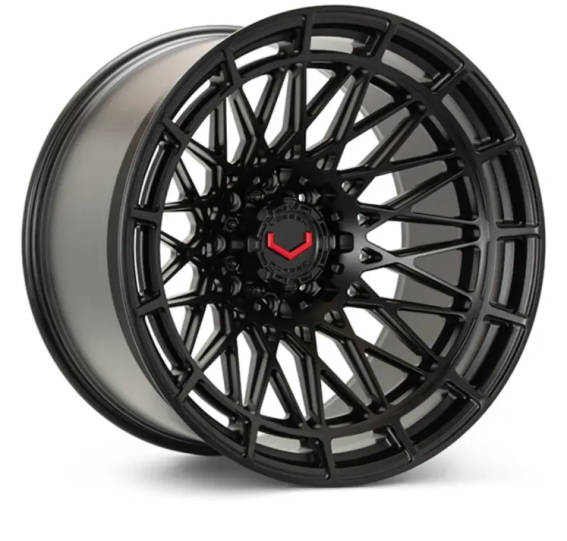 Vossen Lcx-03 Satin Black Forged Wheel: 22X10 Inches, 8X170 Bolt Pattern, Et18 Offset, 125.1Mm Center Bore, Super-Deep Lip 1