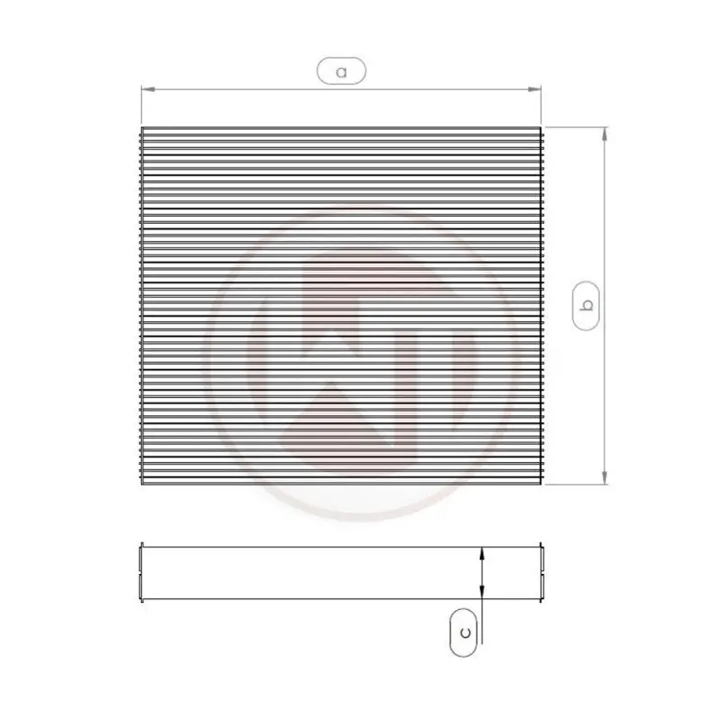 Wagner Tuning Radiator Core – 645Mm X 395Mm X 52Mm For High-Performance Cooling 1