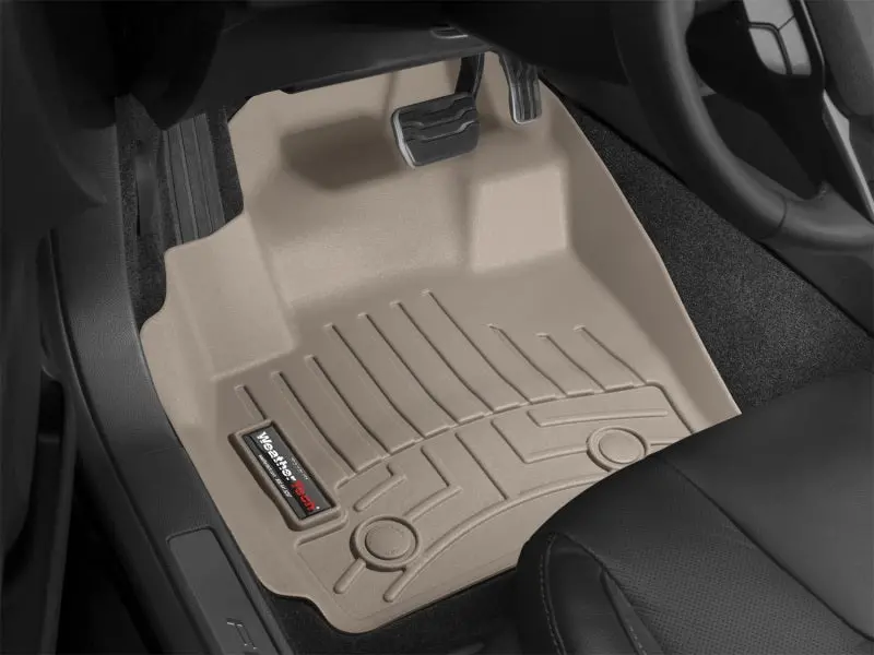 Weathertech Front Floor Liners For 2007+ Volvo S80 – Tan Color, Custom Molded Fit 1