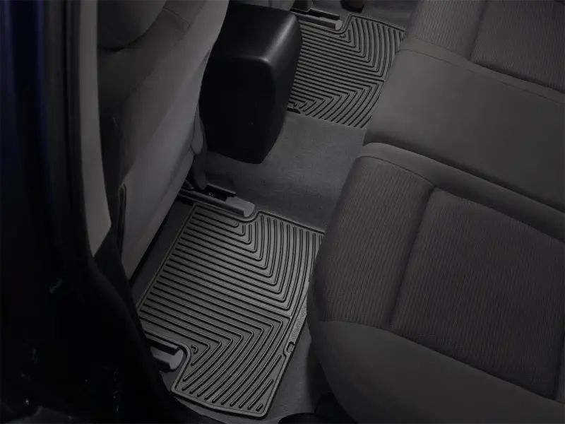 Weathertech Rear Floor Liners For 2011–2023 Toyota Sienna – Heavy-Duty Rubber, Black 1