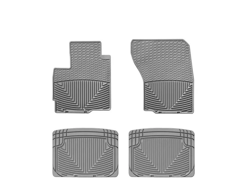 Weathertech Rear Rubber Floor Mats – Custom-Fit, Gray 1