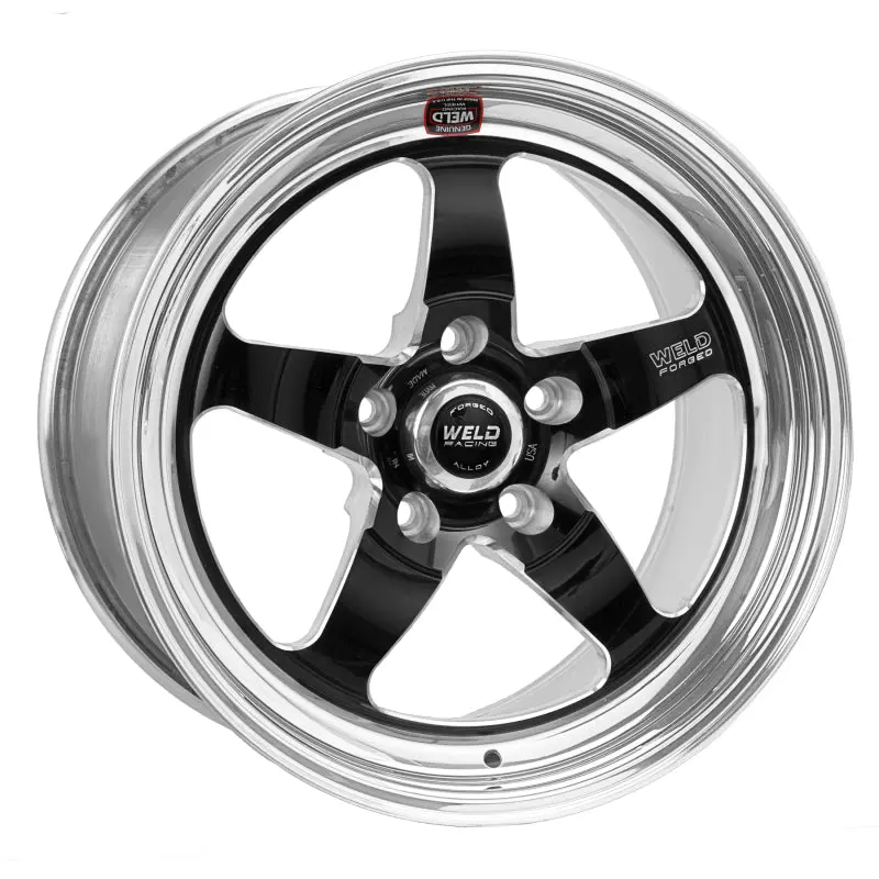 Weld Racing S71 17×7 Inch Non-Beadlock Wheel – 5×4.5 Bolt Pattern, 3.9-Inch Backspace, Low-Pad Black Finish 1