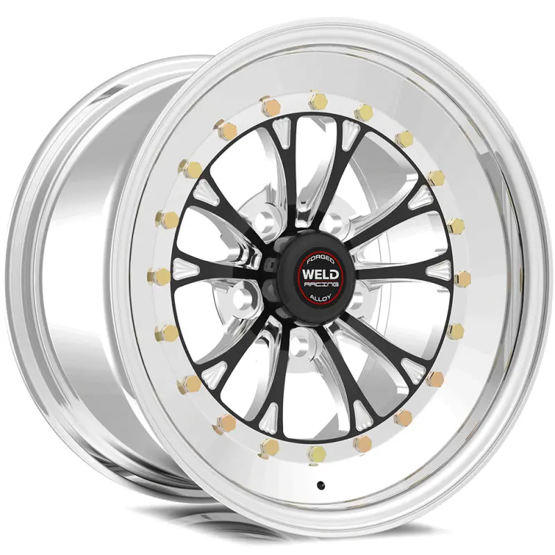 Weld Vitesse 15X8 Black Non-Beadlock Wheel – 5X4.75 Bolt Pattern, 3.5In Backspace 2