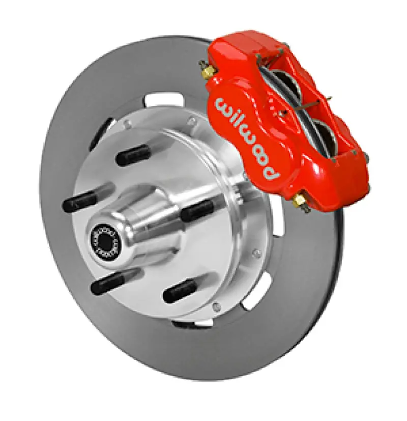 Wilwood Forged Dynalite Front Kit 19.00In Plain Rotor Redwwe Prospindle (5X5.00In Hub) 1